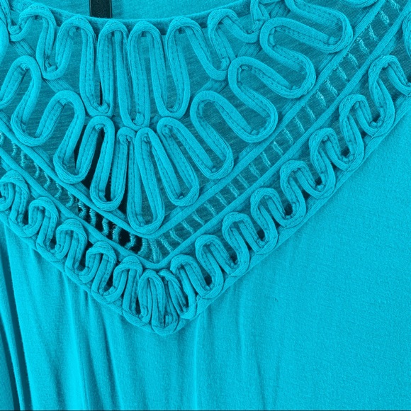 CABLE & GAUGE Midi Stretch SPRING DRESS - Picture 2 of 8